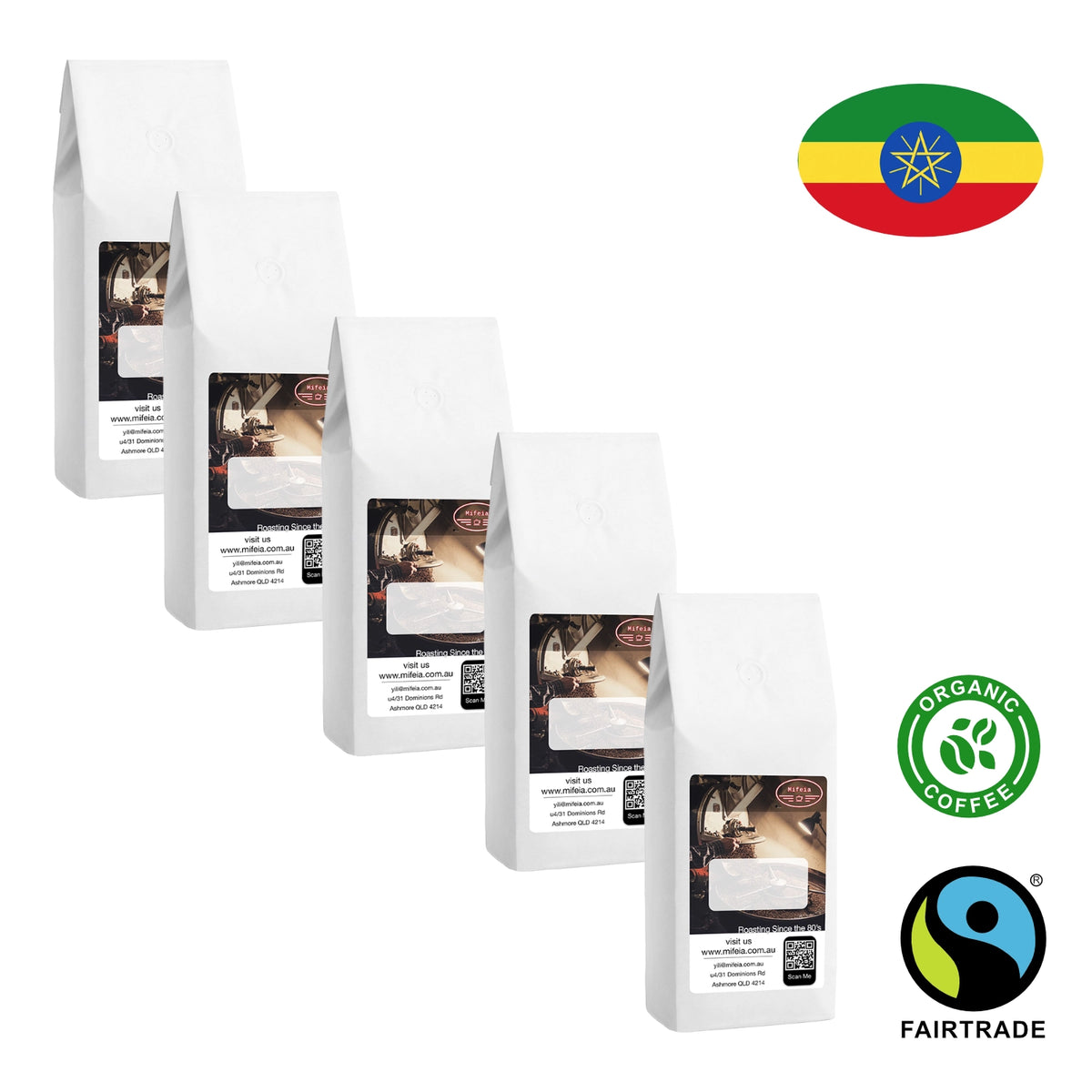 ETHIOPIA Yirgacheffe Gr2 Oromia – Mifeia Coffee Roast Australia Pty Ltd