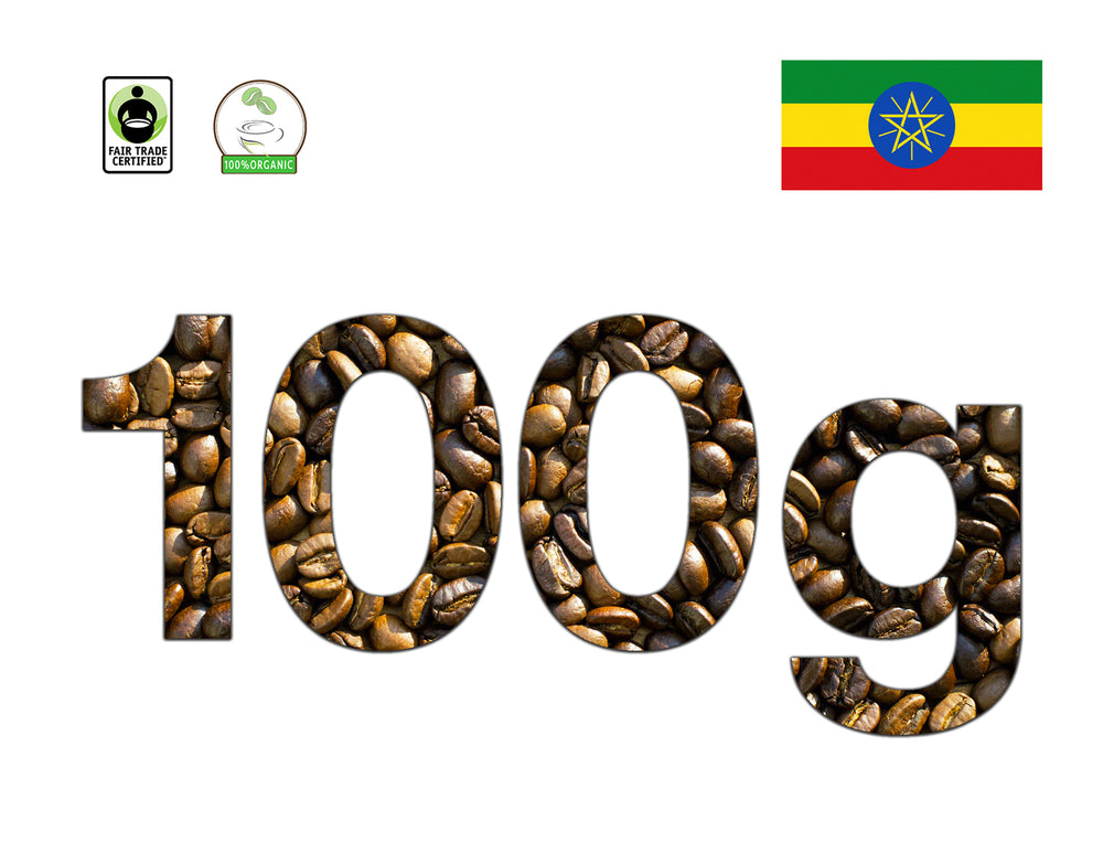 ETHIOPIA Yirgacheffe Gr3 YCFCU Natural Espresso Coffee 100g