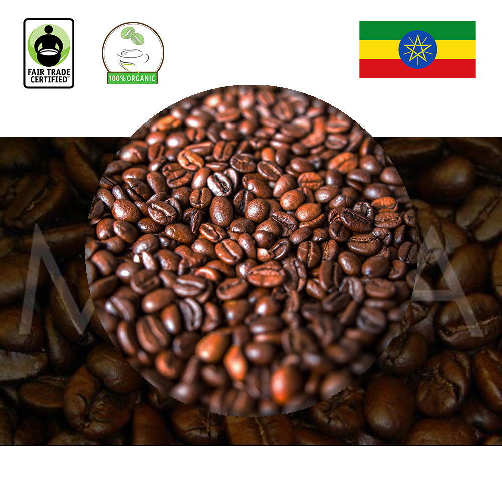 ETHIOPIA Yirgacheffe Gr3 YCFCU Natural Espresso Coffee